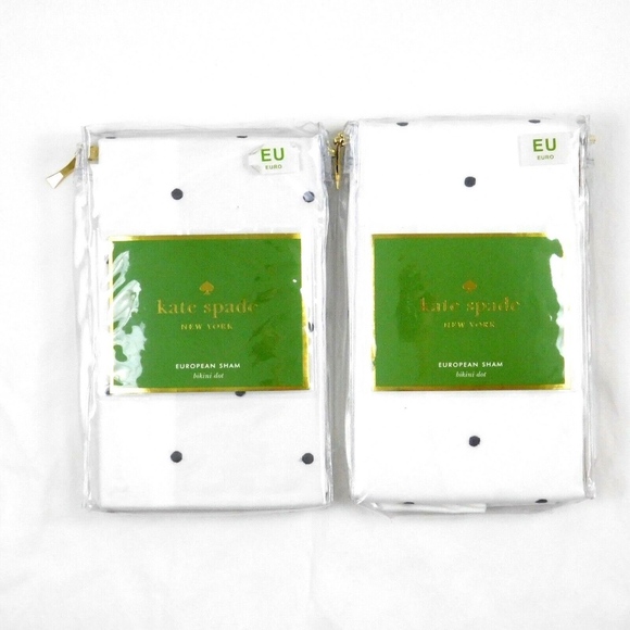 Kate Spade Bedding Bikini Polka Dot Poppies Euro Sham Lot Poshmark